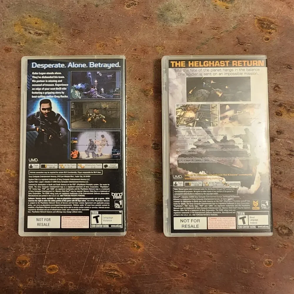 Game - Syphon Filter Logan's Shadow & Killzone Liberation [Dual Pack] (CIB), PSP